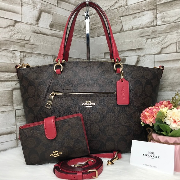 Coach Handbags - 👜COACH SET🌺PRAIRIE SATCHEL & WALLET
